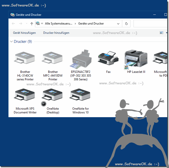 Druckereinstellungen!