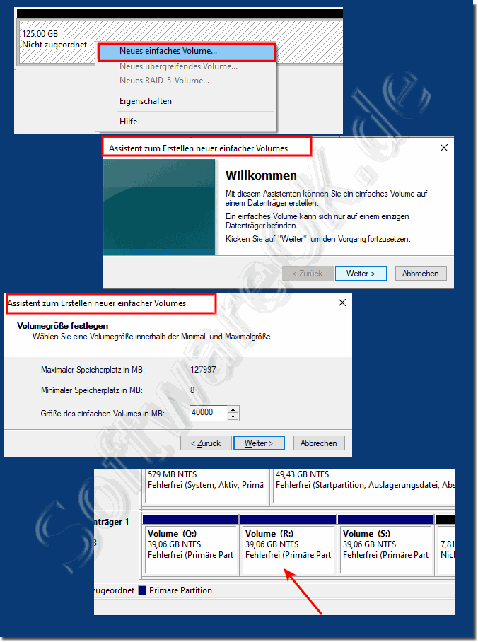 Was ist ein Festplatten Volume?