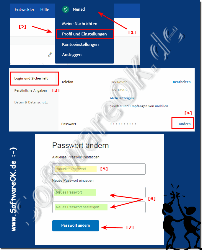 ndern vom PayPal Kennwort in 3 Schritten!