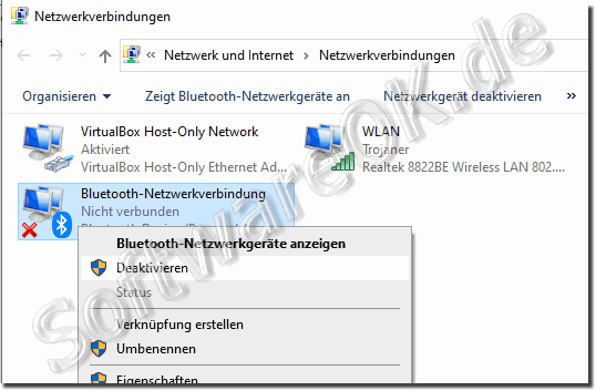 Bluetooth abschalten auf MS Windows OS!