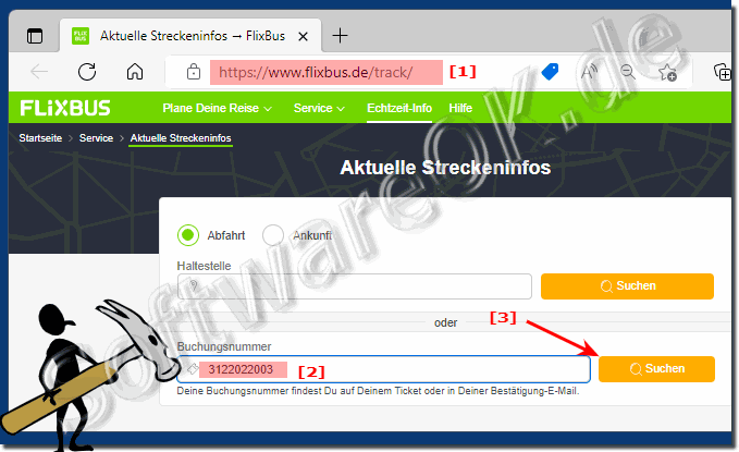 Flixbus Position Verfolgen ber Tracking funktion!