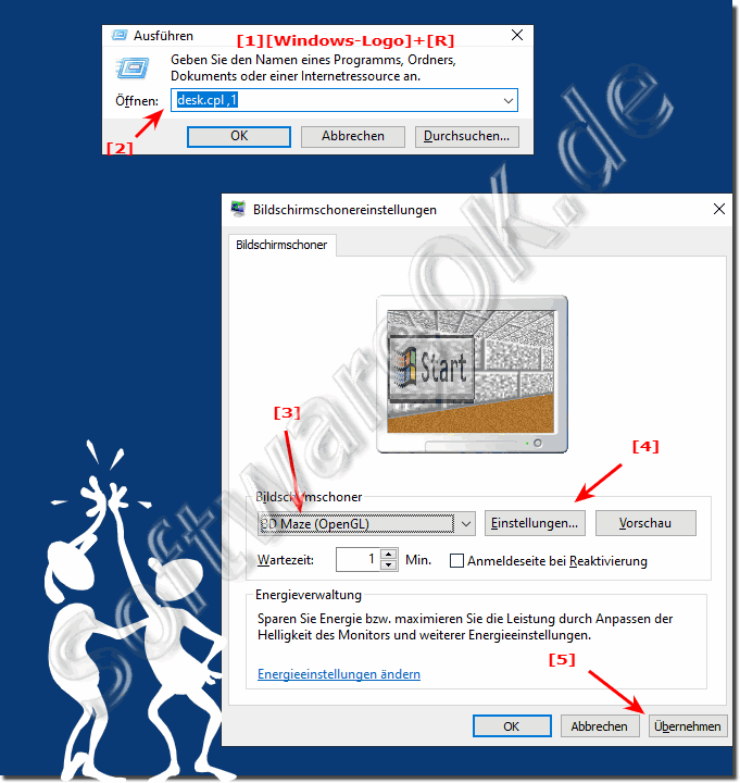 Konfigurieren der Klassischen Bildschirmschoner auf Windows 11 und 10!