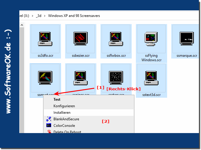 Verwenden  der Klassischen Bildschirmschoner auf Windows 11 und 10!