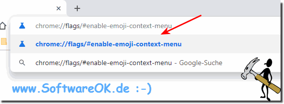 Aktivieren oder Deaktivieren der Emoji in Google Chrome!