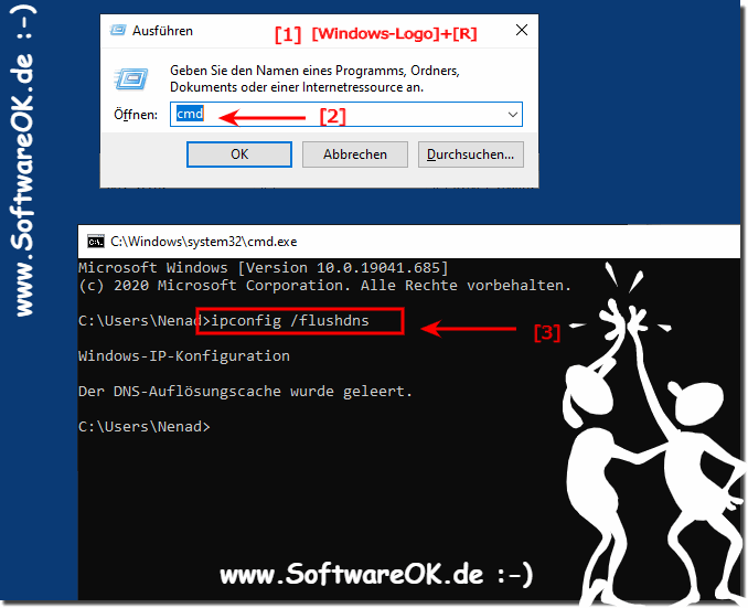 Verbindung-IPs der Besuch Website unter MS Windows Lschen