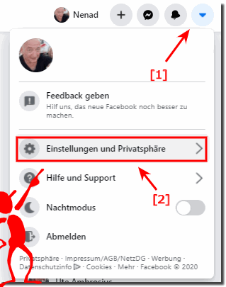 FaceBook.de Konto und Kontoeinstellungen