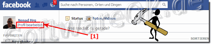 Das Facebook.de Profil bearbeiten!