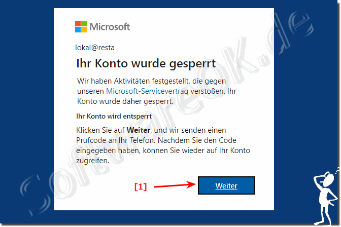 Ihr Konto wurde gesperrt!