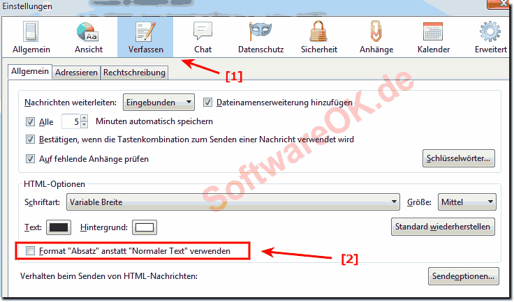 Thunderbird Email Zeilenumbruch Neu Zeile!