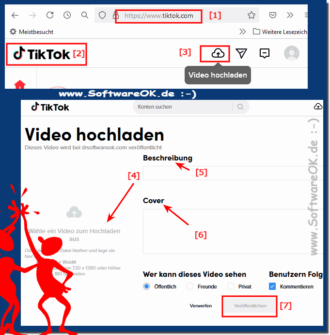 TikTok Videos nochmal Hochladen und Veröfentlichen!