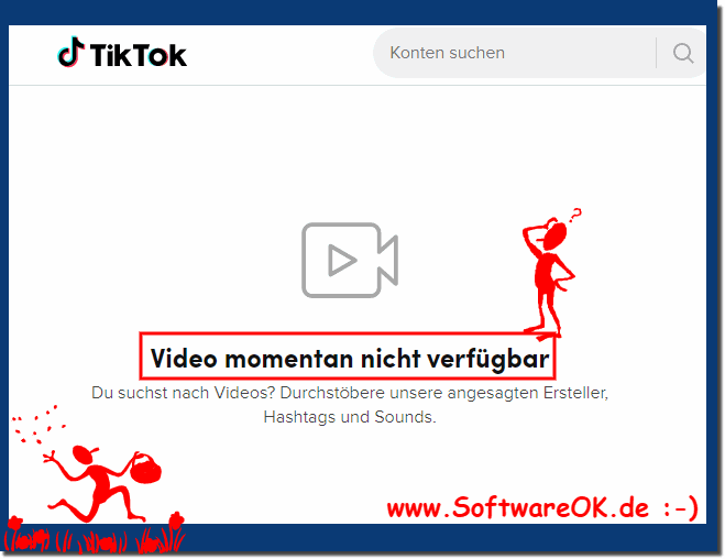 TikTok Videos sieht niemand, Video momentan nicht verfügbar?
