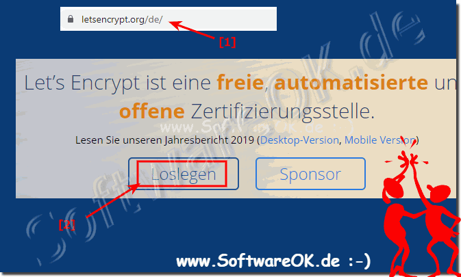 Websites SSL, HTPS, TLS-Zertifikate kostenlos erstellt!