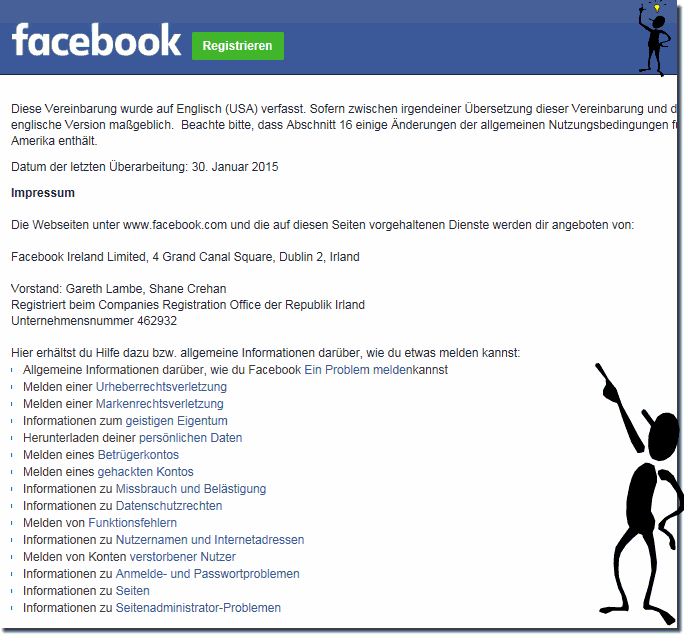 Wie kann ich mich bei www.facebook.de registrieren bzw. anmelden?