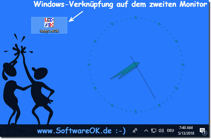 Am Zweiten Windows Monitor Pixeltest! 