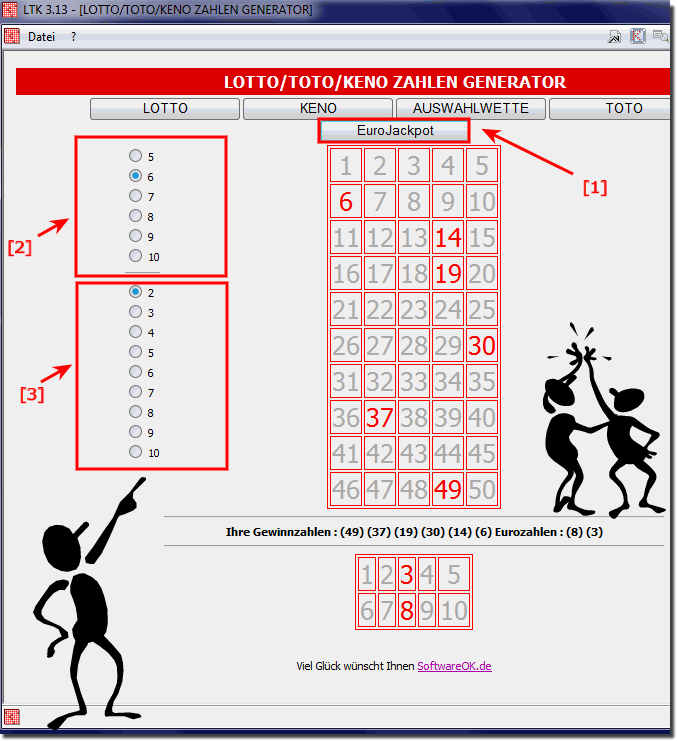 EuroJackpot-Zufalls-Zahlen-generieren-lassen!