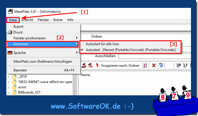 Deaktivieren von Mein-Platz AutoStart unter Windows 10, 8.1, ...!