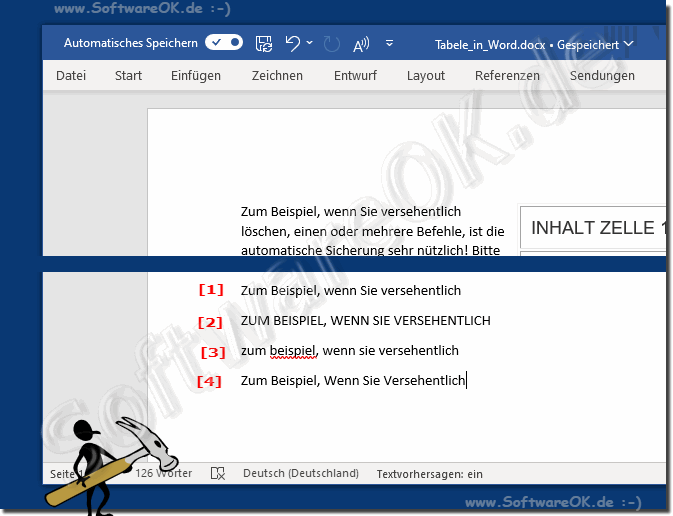 Gro-/Kleinschreibung von Text in Microsoft Word per Tastenkrzel!