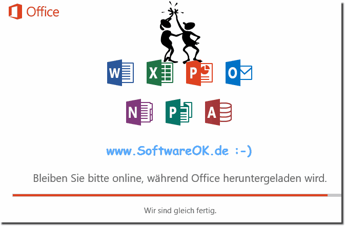 Installieren von Microsoft Office 365 hängt nicht!