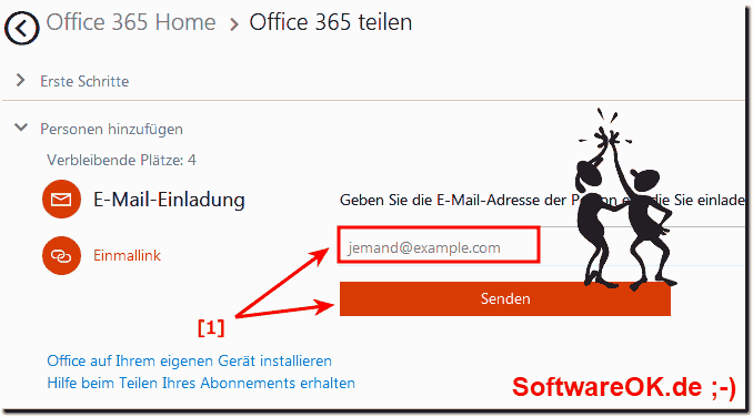 MS Office 365 E-Mail Einladung!