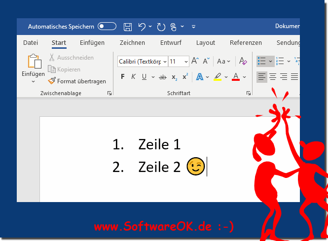 Nummerierte Listen in MS Word schnell einfgen!