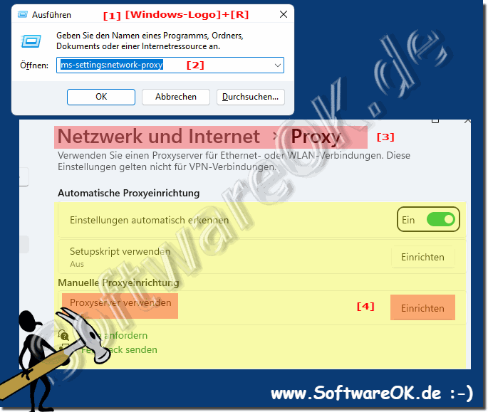 Proxy Server verwenden!