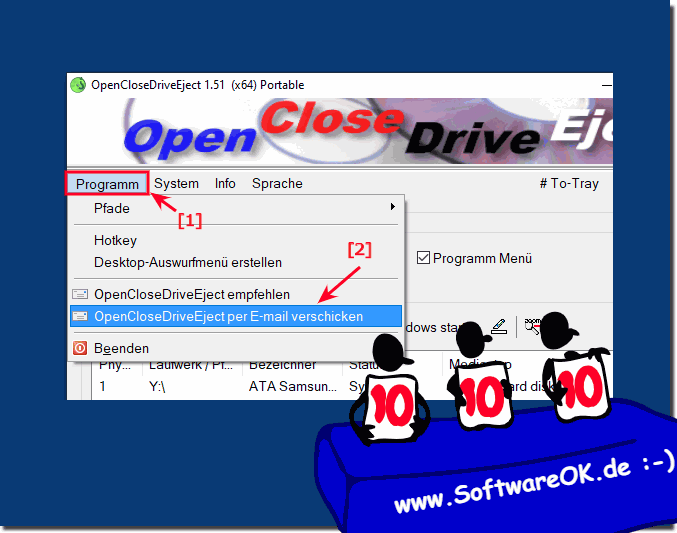 Das Drive Ejection Tool für Windows kostenlos an alle Benutzer freigeben!