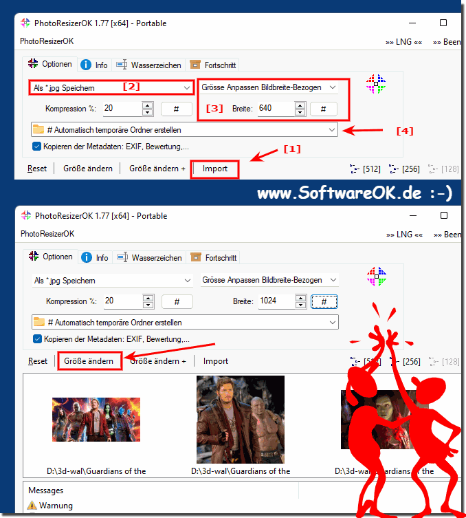 Alle Fotos Verkleinern aus einem Windows Ordner!