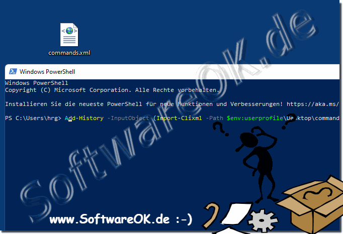 Befehls-Verlauf Filter in Windows PowerShell!