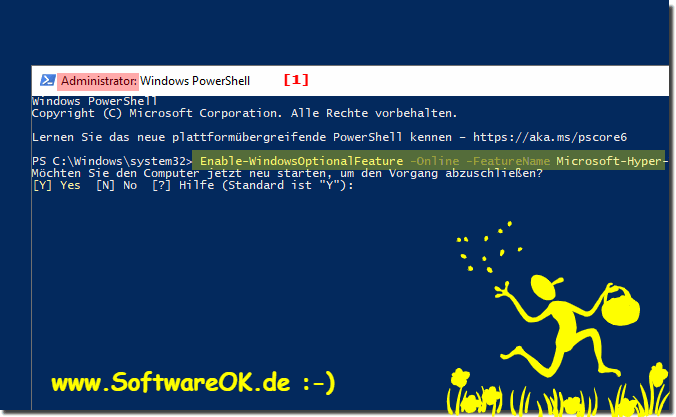 Hyper-V PowerShell auf MS Windows Desktop und Server aktivieren!