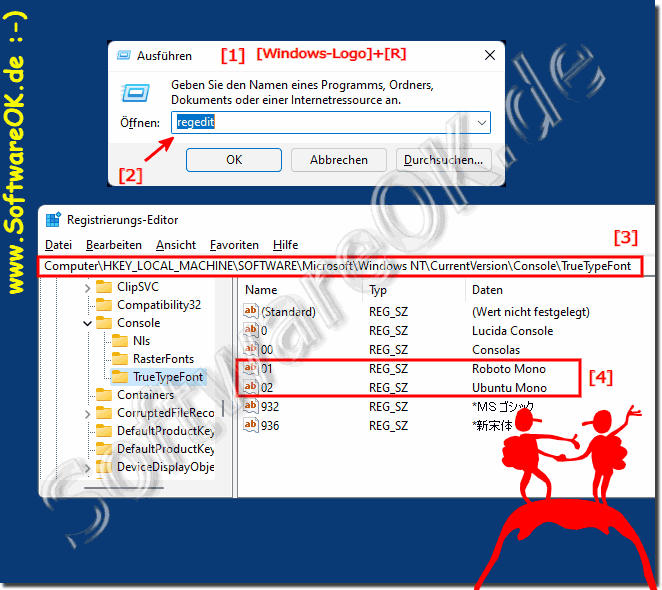 Schriftart fr PowerShell hinzufgen!