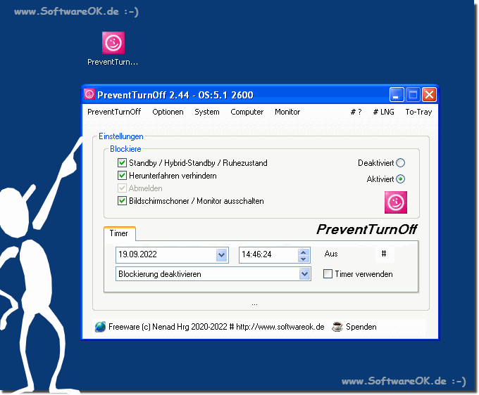 Aktueller Standby Blocker auf Windows XP!