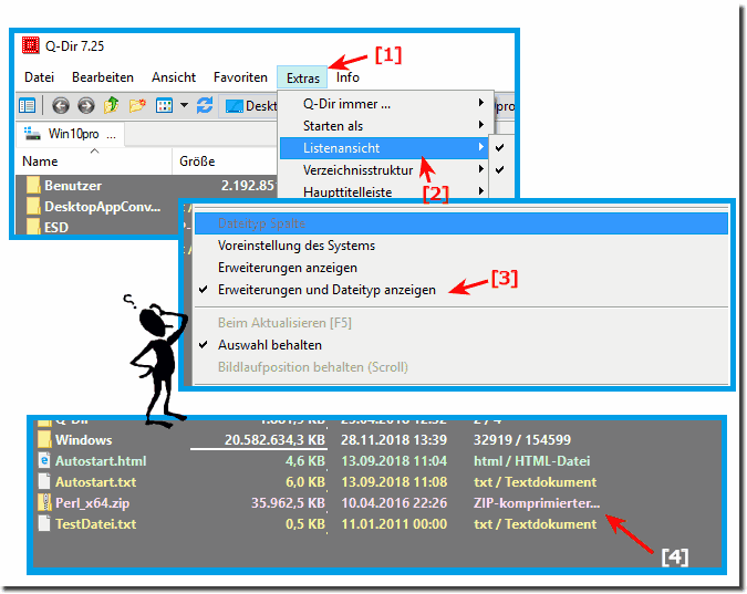 Datei-Erweiterung der Typ-Spalte vom Date-Explorer!
