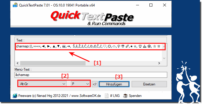 Alt Gr fr Sonderzeichen mit QuickTextPaste!