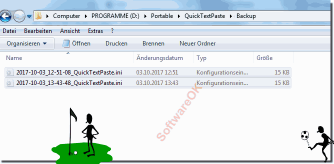 Backup Folder of QuickTextPaste!