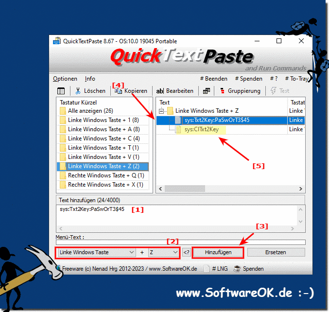 Text automatisch abtippen Lassen in QTP!