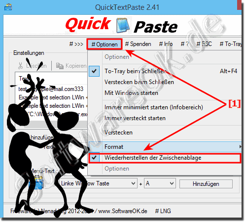 Wiederherstellen der Zwischenablage!