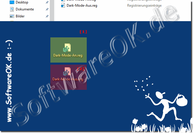 Dunklen Modus ber Desktop Verknpfung  auf Windows aktivieren!