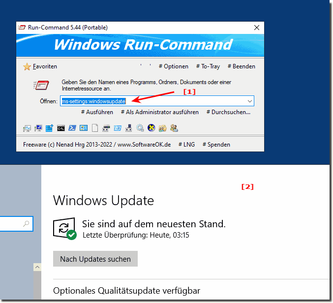 Einfach auch die MS Windows 11 und 10 Einstellungen öffnen!