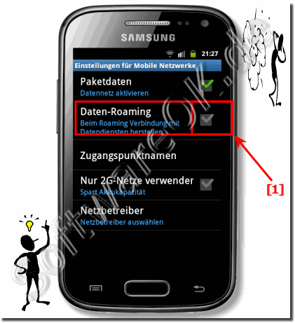 Daten-Roaming am Samsung Galaxy aktivieren!