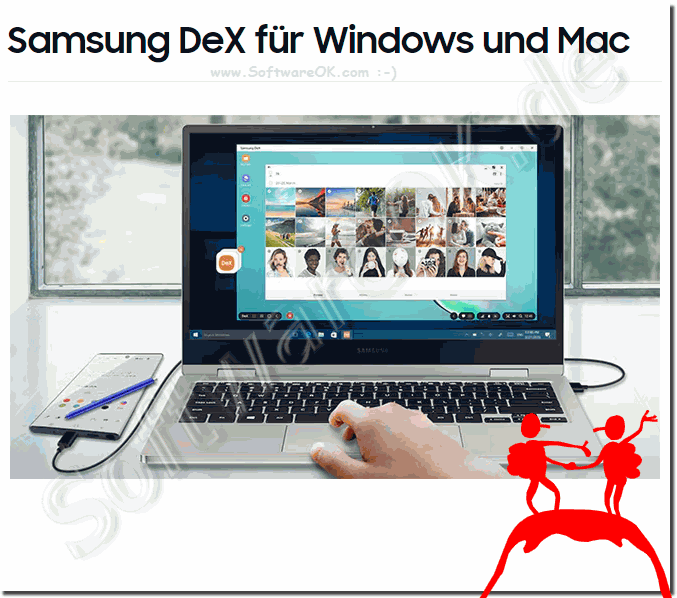 Samsung-Smartphone an einen PC-Monitor!