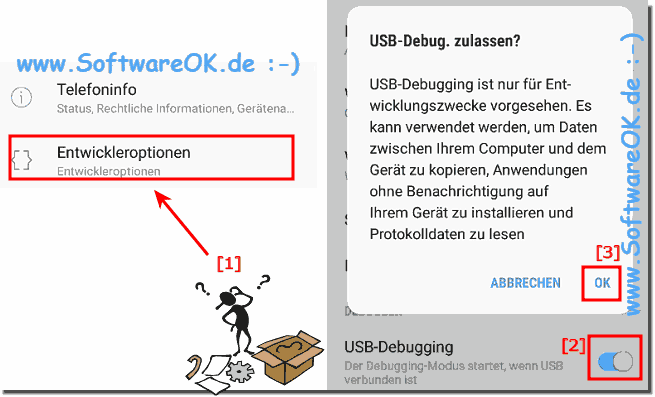 USB-Debugging Entwicklermodus aktivieren Samsung Android!