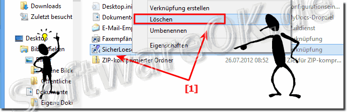 Lschen von Sicher-Lschen aus dem Windows-Explorer-Kontext-Men!