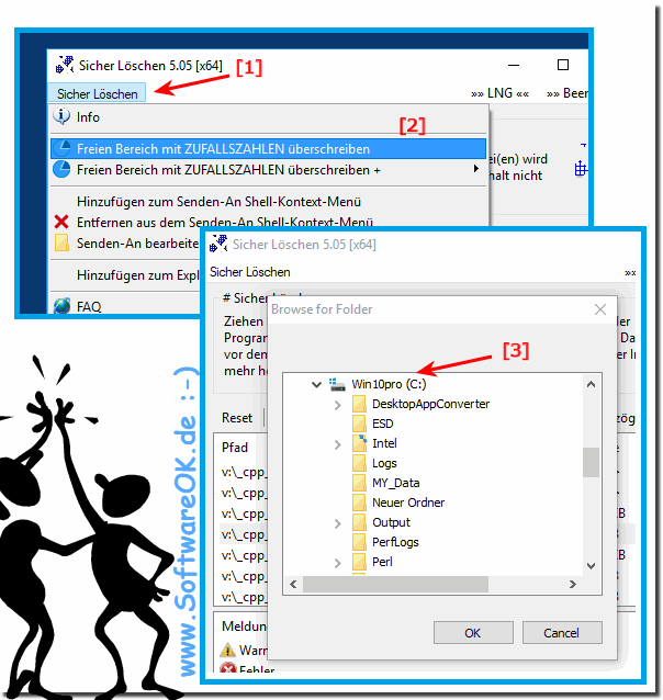 Desktop Sicher Lschen, Kann mann nicht sicher gelschte Dateien Finden und diese dann sicher lschen?