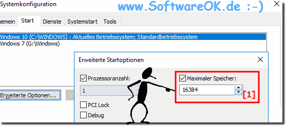 Arbeitsspeicher Windows anpassen!
