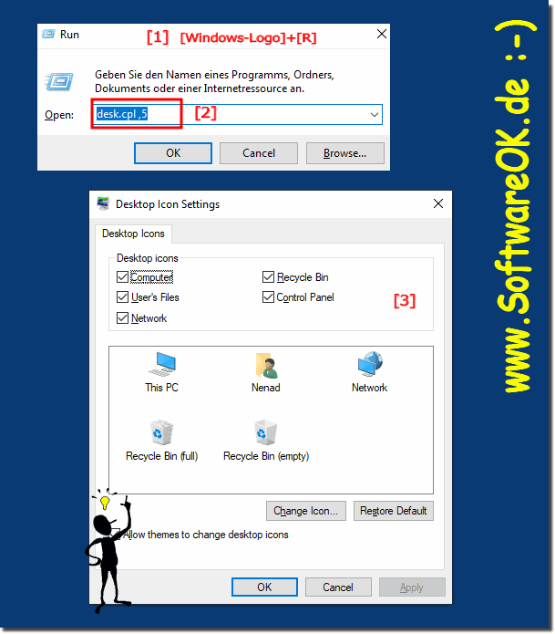 Die Systemsteuerung im Arbeitsplatz ist verschwunden, was kann ich machen?