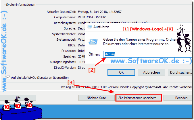 Hardware und Computer Spezifikationen ber DirextX!