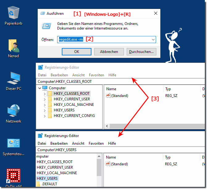 Reg-Edit ein neues Fenster ffnen!