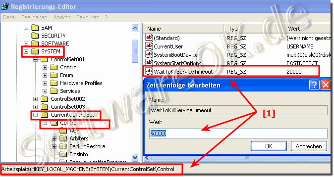 Wartezeiten beim Herunterfahren von Windows verkrzen!