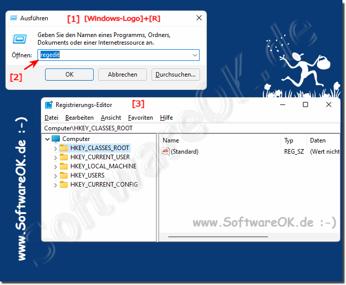  Registrierungs-Editor aufrufen in Windows!