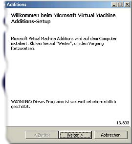 Virtual Machine Additions